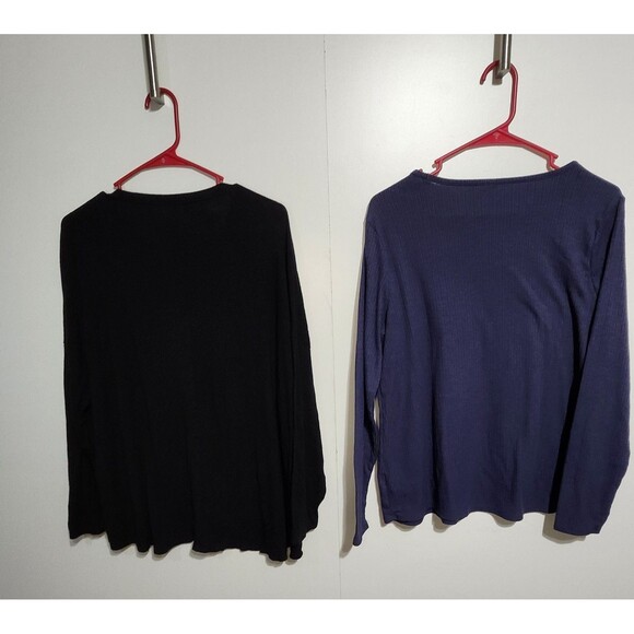 Lot of 8 Old Navy Women Shirts Med & Large Logo, Lux, Long Sleeve, Short Sleeve - Picture 12 of 16